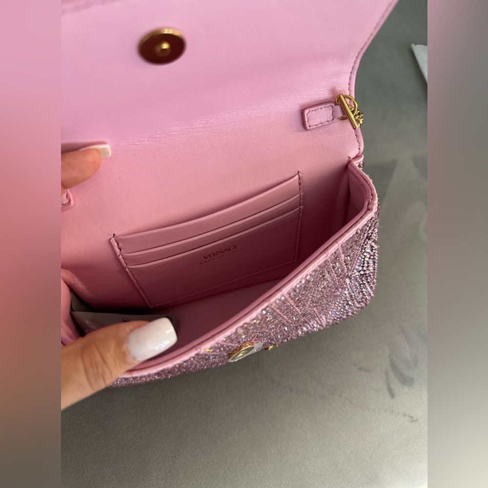 NWT Pink Virtus Crystal Crossbody Bag - Picture 4 of 6